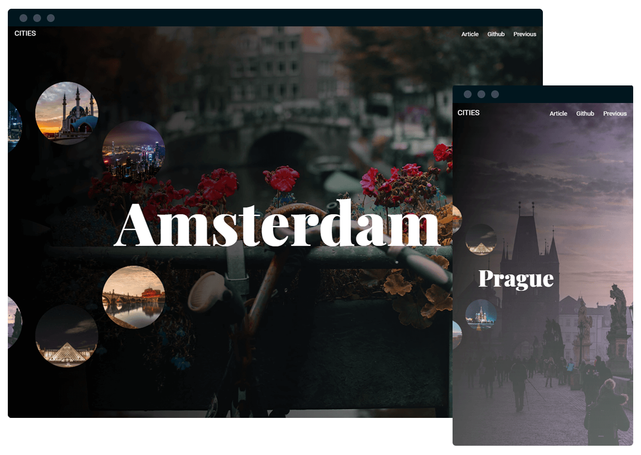 Slideshow with Animated Circular Navigation